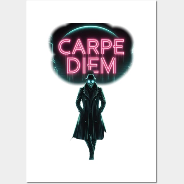 Cyberpunk carpe diem Wall Art by Kasta'style